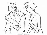 Simbad Sinbad Colorear Marino Coloriages Ajoelhado Desenho Kleurplaten  sketch template