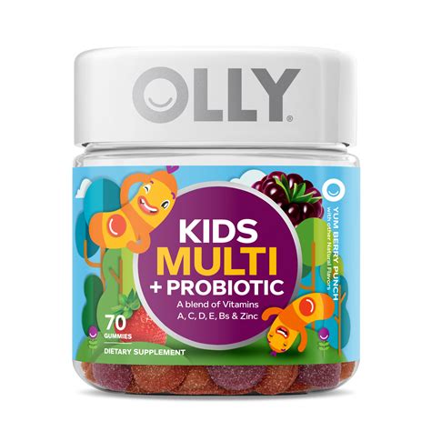 OLLY Kids Multi + Probiotic - 70ct - Walmart.com - Walmart.com