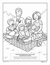 Family Coloring Pages  LDS Lesson Ideas sketch template