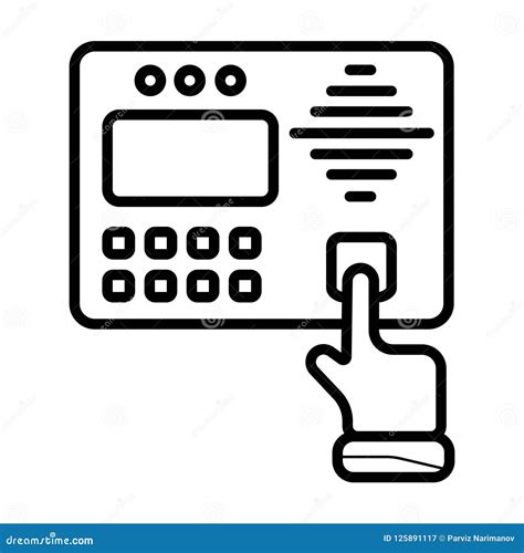 Access control icon stock illustration. Illustration of electronic ...