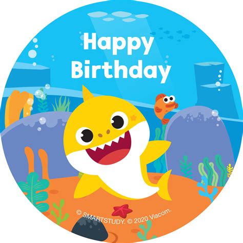 Happy Birthday Shark Baby Shark Applique Design - vrogue.co
