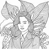 Pretty Face Preppy Färbung Seite  Kostenlose Druckbare Malvorlagen Für sketch template