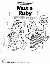 Ruby And Max Coloring Pages To Print sketch template