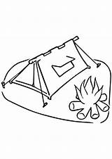 Camping Tent Coloring Pages  Nation sketch template