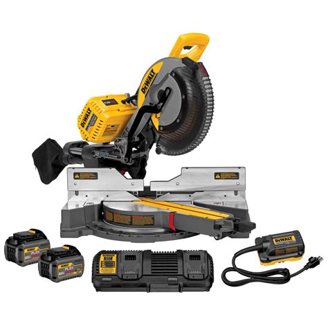 DEWALT 15 Amp 12 in. Double Bevel Sliding Compound Miter Saw-DWS780 - The Home Depot