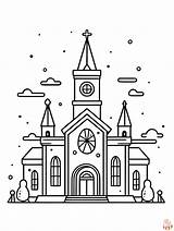 Church Coloring Pages Coloring Printable Free And Easy sketch template
