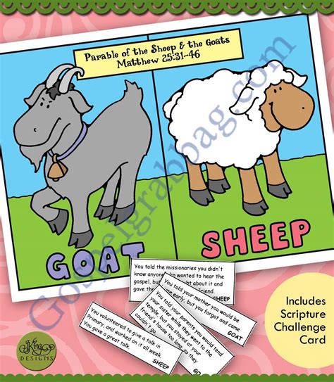 SERVICE & CHOOSE THE RIGHT: Parable of the Sheep and Goats (Game ...