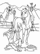 Spirit The Horse  Horse coloring Pages the sketch template