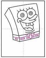 Projects For Kids Art Spongebob Coloring Drawings  sketch template
