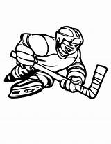 Free Hockey Coloring Book Download Png  sketch template