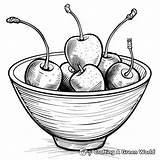 Cherry Coloring Pages  Free & Printable sketch template
