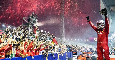 Ferrari's Sebastian Vettel wins Singapore Grand Prix for record 5th ...