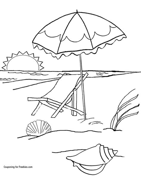 Seashore Coloring Pages at GetColorings.com | Free printable colorings ...