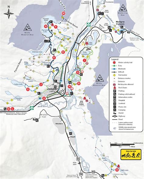 The Truth about the Icefields Parkway | Town map, Icefields parkway, Map