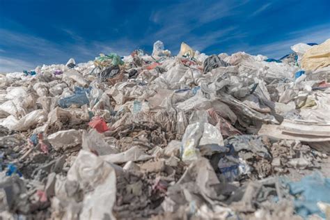 Municipal Waste Landfill. Environmental Pollution Stock Image - Image of bottle, dust: 182507865