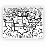 United States Of America Coloring Pages sketch template