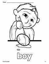FREE Printable Boy Easter Coloring Page For Preschool Pre K And  sketch template