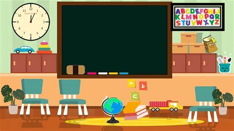 Animated Classroom Background Hd - Cartoon Classroom Wallpapers | Boditewasuch