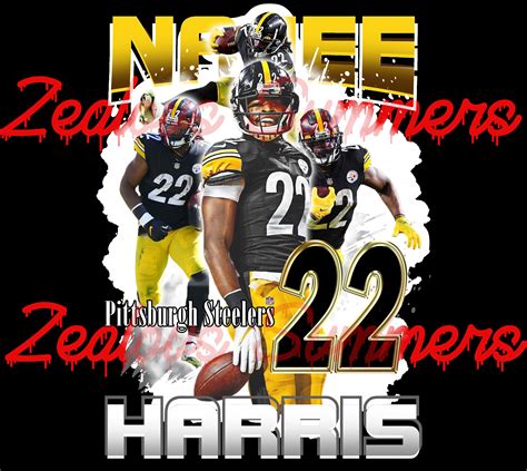 Najee Harris, Steelers, Custom PNG - Etsy