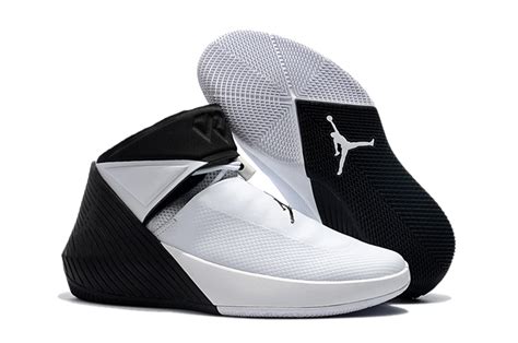 Nike Air Jordan Westbrook Men Basketball Shoes White Black - Febbuy