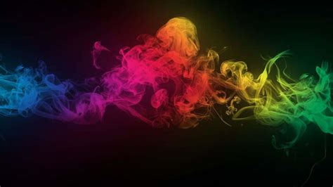 Download Colorful Smoke Youtube Banner Background | Wallpapers.com