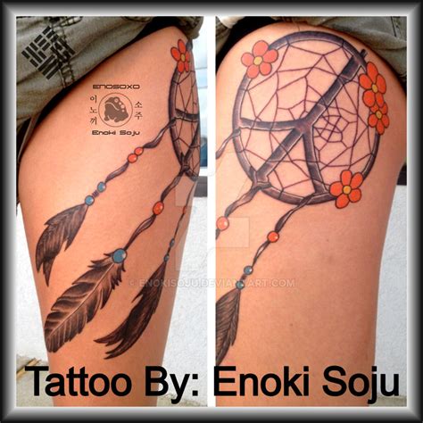 Custom Dreamcatcher Tattoo By Enoki Soju by enokisoju on DeviantArt