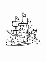 Pirate Ship coloring Pages sketch template
