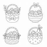Color Easter baskets Coloring Page For Kids 2170001 Vector Art At  sketch template