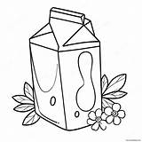 Milk Carton Coloring Page 29904 23631 sketch template
