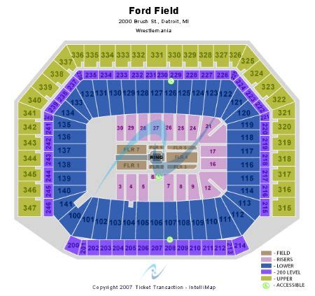 Ford Field Tickets and Ford Field Seating Chart - Buy Ford Field ...