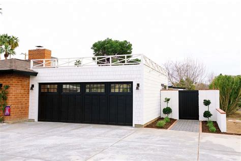 Modern Flat Roof Garage Ideas