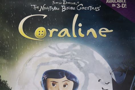 Coraline Movie Poster 2 Sided Original Tim Burton | #4605723540