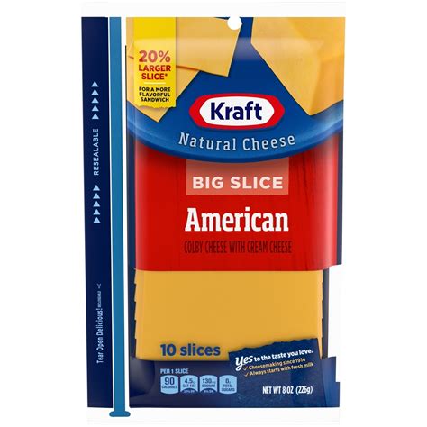 Big Slice American - Kraft Natural Cheese