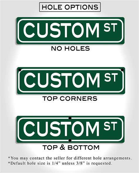 Custom Street Sign Metal Personalized Metal Street Sign - Etsy