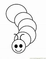 Inchworm Coloring Drawing Worm Inch Getdrawings Printable Getcolorings  sketch template