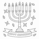 Premium Vector  Happy hanukkah menorah coloring page For Kids sketch template