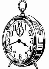 Vintage Classic Alarm Clock coloring Page  ColouringPages sketch template
