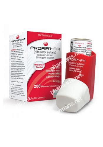 Generic Proair Inhaler (Salbutamol) - Asthma - pharmaris.net