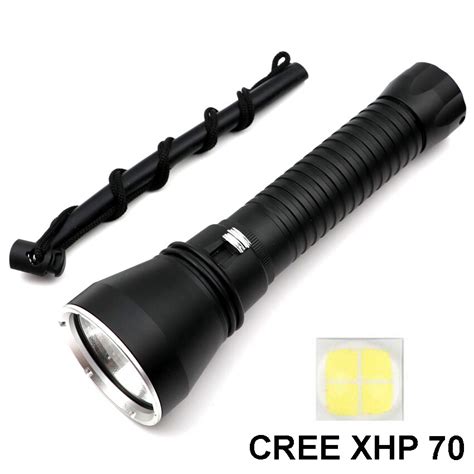 Professional Dive 100M XHP70 Diving Flashlight torch 3500 lumens ...