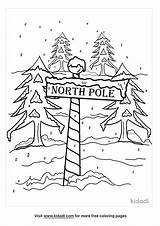 North Pole Coloring Pages Drawing Christmas Arrow Autocad Dwg Carrier  sketch template