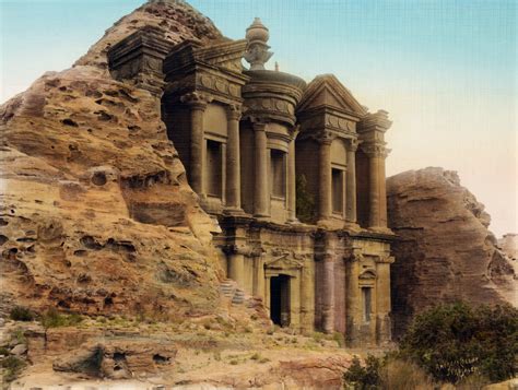 File:Flickr - …trialsanderrors - The Monastery, Petra, Jordan, by the American Colony Jerusalem ...