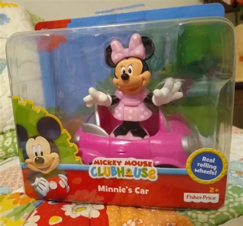 FISHER PRICE MICKEY Mouse Clubhouse Minnie Mouse's Disney Junior Car Collection $18.85 - PicClick