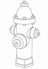 Fire Hydrant coloring Page  ColouringPages sketch template