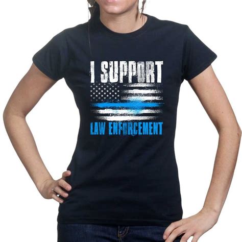 Ladies Support Law Enforcement T-shirt – Forged From Freedom