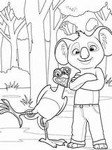 Robert And Blinky Bill Coloring Page  Free Printable Pages sketch template