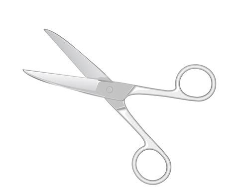 OnlineLabels Clip Art - Metal Scissors