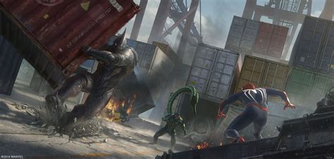 Marvel’s Spider-Man (PS4) Concept Art by Dennis Chan | Concept Art World