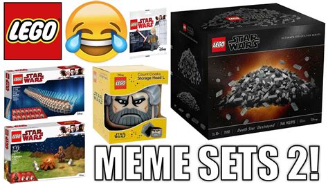 FUNNY LEGO STAR WARS MEME SETS 2! - YouTube