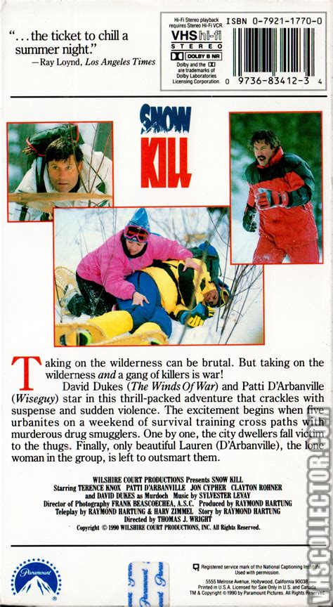 Snow Kill | VHSCollector.com