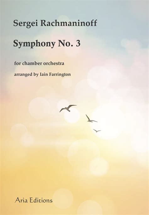 Rachmaninoff - Symphony No. 3 (score and parts) - hire